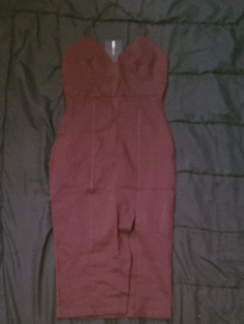 Women's Brown Midi Dress